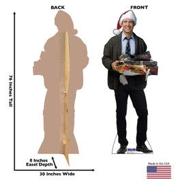 Cardboard People Clark Griswold Life Size Cardboard Cutout Standup - National Lampoon's Christmas Vacation (1989 Film)