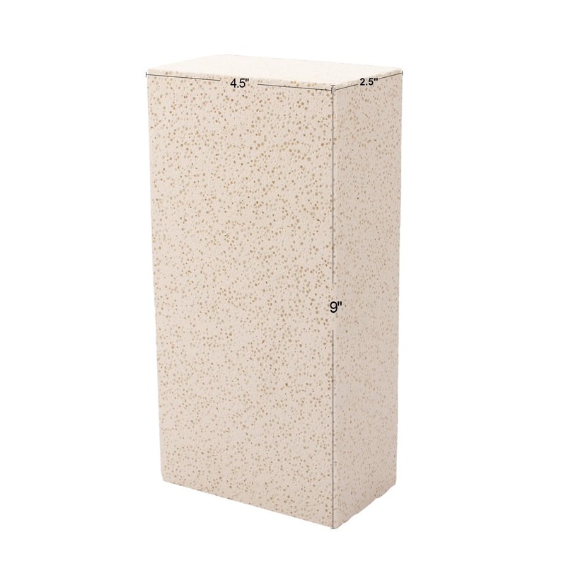 6 Pieces Insulating Fire Brick for Ovens, Kilns, Fireplaces, Forges