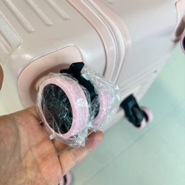 Disposable Vinyl Ear Covers & Luggage Wheel Protectors 1 set 8 pieces 13ea