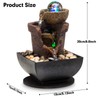 Tabletop Fountain Indoor Waterfall Meditation Fountain Office Relaxing Tabletop Fountain