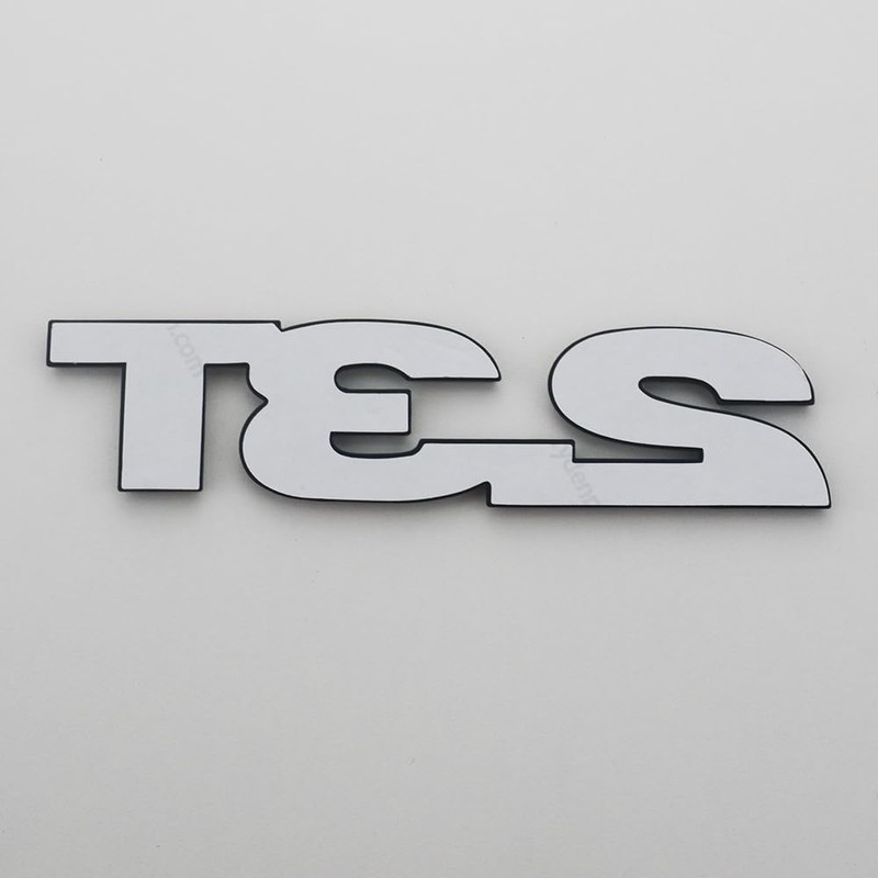 2Pc 2.3T Emblem 3D Badge Sticker Side Door Nameplate with