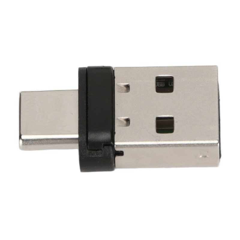 Wireless Type C Mouse 1200DPI Mute Button USB Dual Receiver