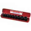 Genius Tools 9 Piece 1/2" Dr. Metric Impact Socket Set