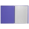 Marbig Refillable 20 Pocket A4 Display Book Purple