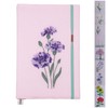 FRORA Embroidered Journal Notebook, A5 Softcover, Dot Line, (Pink, Yagle