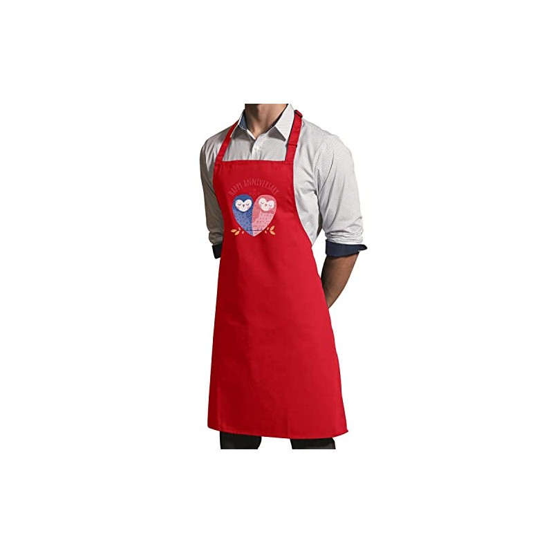 Fabulous Premium-Küchenschürze Rot Owl Anniversary Wedding Celebration Gift Ideas Couple