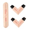 2 Pack Eyeliner Stempel,Gel Eyeliner Stift Set,Faltbare Augenschablone Makeup Tool,Natürlicher