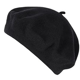 Van Der Rich ® - French classic beret, black