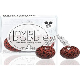 invisibobble TWINS Purrfection Hair Scrunchie I Hair Accessories Leo for Girls, Women I Hair Accessories Strong Hold and Hair Gentle I The Original, Designed in the Heart of Munich