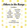 Purely Home Yellow Polka Dots Decaf Storage Canister - Spotty