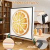 Rug Tufting Frame, 29.5in X 29.5in Wooden,with Rubber Strips for