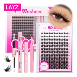 Wosheer Kit De Extensiones Pestañas 8-18mm Pestañas (layz)