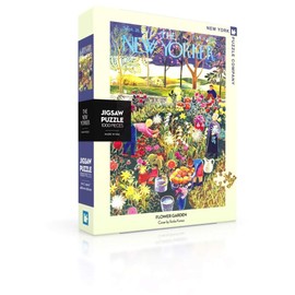 New York Puzzle Company - New Yorker Flower Garden - 1000 Piece Jigsaw Puzzle