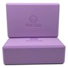 Yoga Blocks Set - Teeyar 2 Pack Sturdy Odourless 3