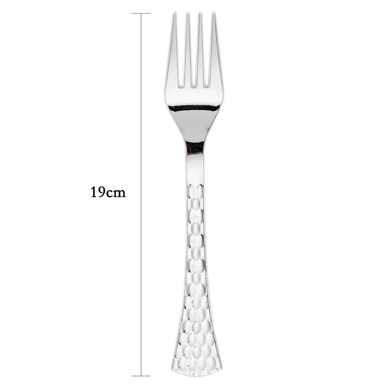 Decorline 120-Piece Value Pack Luxe Heavyweight Reusable Plastic Cutlery Made