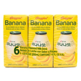 Binggrae Banana Flavor Milk Drink 6.8 oz Pack of 6