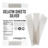Silver Gelatin Sheets for Baking – 50 Sheets (126 Grams)