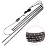 TOTMOX 4pcs 12V Car LED RGB Ambience Decorative Neon Strip