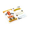 12 Invitations for 8th Children's Birthday Boys Monster Truck Car