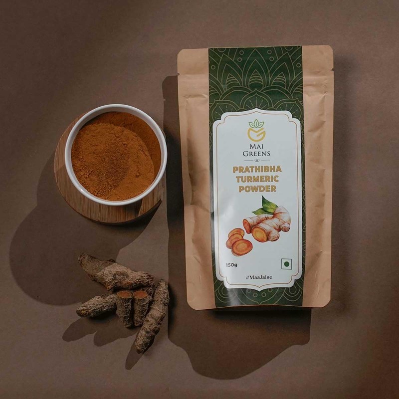 Mai Greens Prathibha Turmeric Powder | Upto 2x curcumin |