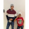 Duo Beanie Rosa Y Blanco Ojitos Gorrito Kirby Invierno Geek