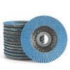 ERNITES Flap Discs 115mm, 12 Pack Mixed Grit 40/60/80/120 Zirconia