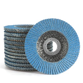 ERNITES Flap Discs 115mm, 12 Pack Mixed Grit 40/60/80/120 Zirconia Grinding Discs 4.5 Inch Angle Grinder Sanding Discs for Polishing Grinding Metal Wood Stainless Steel