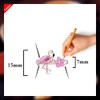Flamingo Ring 925 Sterling Silver Pink Flamingo Rings for Women
