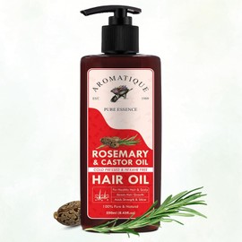Generic Rosemary Castor For Hair Growth Organic | Rosemary & Castor for Hair Growth - Helps Reduce Hair Fall & Dandruff - Cold Pressed & He-xane Free (200 ml) 6.76 Fl oz
