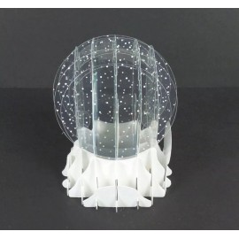 Up With Paper Arctic Animal Christmas Snow Globe Greeting Card 3D Pop Up Holiday Card