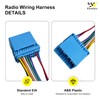 Radio Wiring Harness with Antenna Adapter Compatible with Acura 1999-2008/Honda
