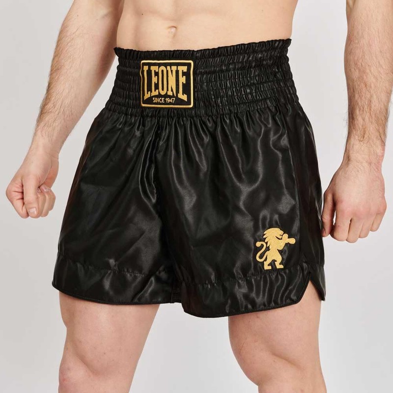 LEONE 1947 Pantaloncino Kick Basic 2 SHORTS-AB970, Black, XL
