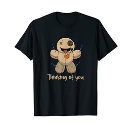Thinking of You Creepy Voodoo Doll T-Shirt
