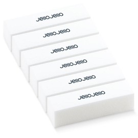 Jello Jello Sanding Block Large, White, 6 Pieces / 젤로젤로 샌딩블록 대, 화이트, 6개