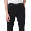 HUE Women's Ultra Soft High Waist Denim Leggings, Black, Large