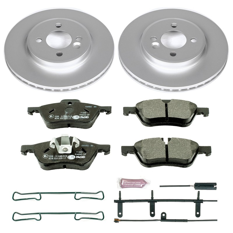 Power Stop ESK5724 Front Euro-Stop Brake Kit Mini Cooper Cooper