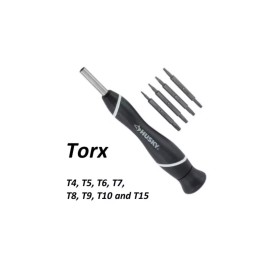 Husky 8-In-1 Torx Screwdriver Bits Set 74502 - T10 T15 T9 T8 T7 T6 T5 T4