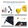KooMall Large 48x24 Inch Anti Static Mat, Soldering Rubber Mat