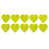 10 Pack Heart Reflective Stickers