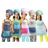 Emily´s Check Chef's Hat + Kitchen Apron + Oven Glove