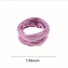 10pcs High elasticity Bold Wide Edge Braided Hair Ties Feel