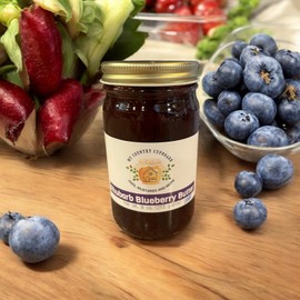 My Country Cupboard Rhubarb Blueberry Butter, Homemade Fruit Butter with pure cane sugar