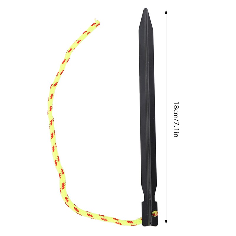 12PCS Tent Stakes Aluminum Alloy Three Edges Lightweight Tent Nail