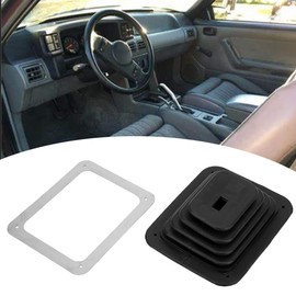 Gear Stick Gaiter for Automatic Transmission, Dust Cover for Gear Shift Lever Rubber, Gear Panel Dust Cover, 5 5/8 Inch X 6 3/4 Inch, Manual, Automatic