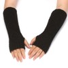 Gatuida 4pairs Fingerless Knitted Arm Warmers for Comfortable Gloves Thumbholes