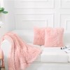 NordECO HOME Luxury Soft Faux Fur Fleece Cushion Cover Pillowcase
