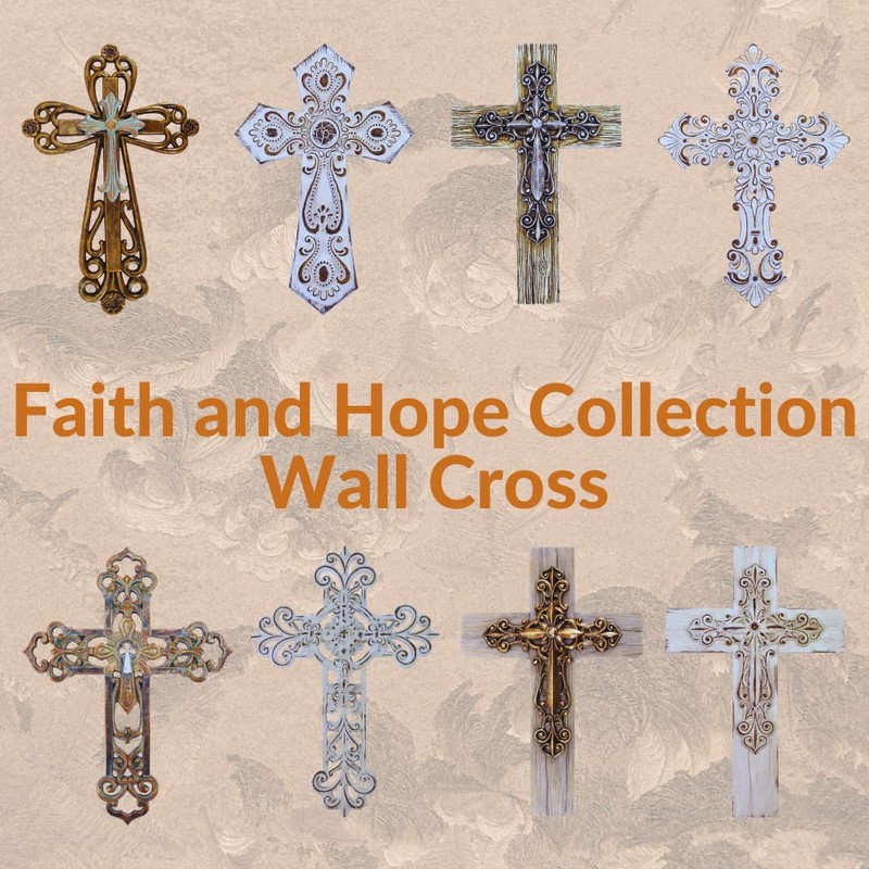 Comfy Hour Faith and Hope Collection White Flower Hollow Out
