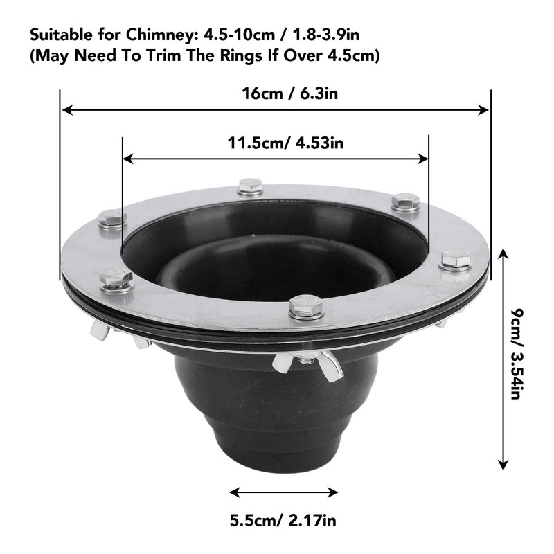 Stove Jack Kit for Tent High Temperature Silicon Pipe Boot