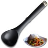 Nonstick Sauce Serving Ladle Utensil - Hard Wearing Black Nylon,