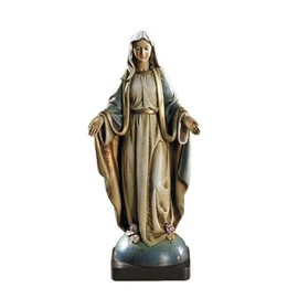 Trinity Church Supply Our Lady of Grace Statue Christian Religious Tabletop Figurine, 8.25 Inch Height